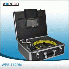 Câmera HOT VENDA WOPSON drenagem de esgotos serviço tubo de inspeção com 20/30/40/50/60m cabo do monitor caso gravador DVR